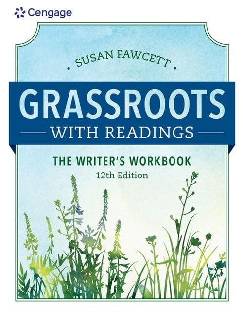 Grassroots w/ Readings: The Writer's Workbook (w/ MLA9E Updates) Cover
