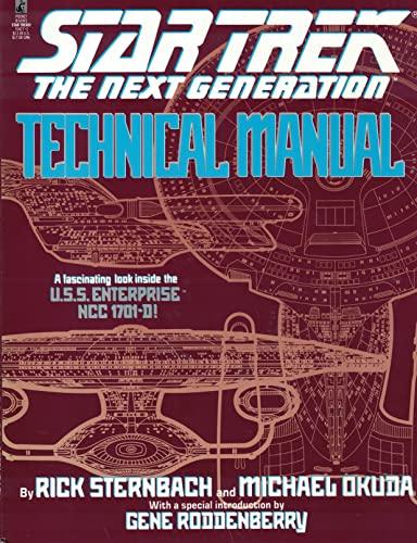 Star Trek - The Next Generation Technical Manual - A Fascinating Look Inside The U.S.S. Enterprise Ncc 1701-d Cover
