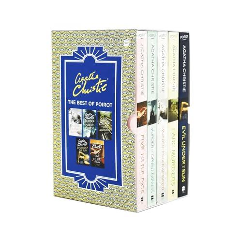 Agatha Christie The Best Of Poirot 5 Books Box Set Collection Pack Cover