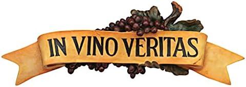 Design Toscano AH22245 In Vino Veritas Wall Plaque,Full Color Cover