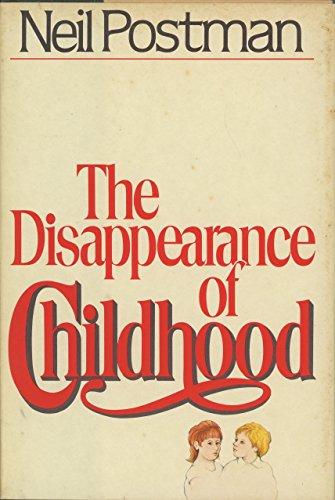 The disappearance of childhood Cover