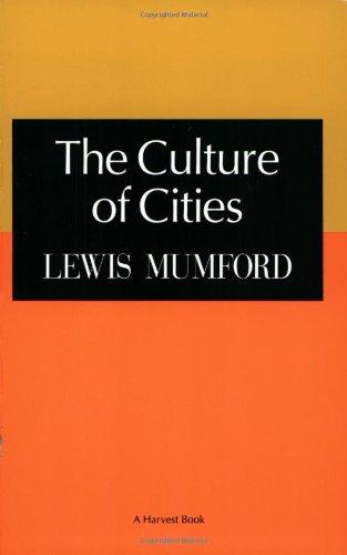 The Culture of Cities Cover
