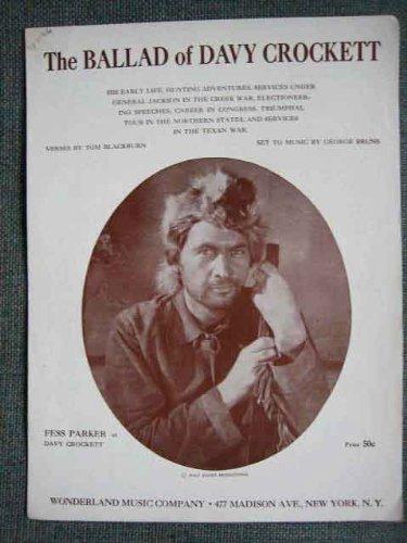 The Ballad of Davy Crockett cover