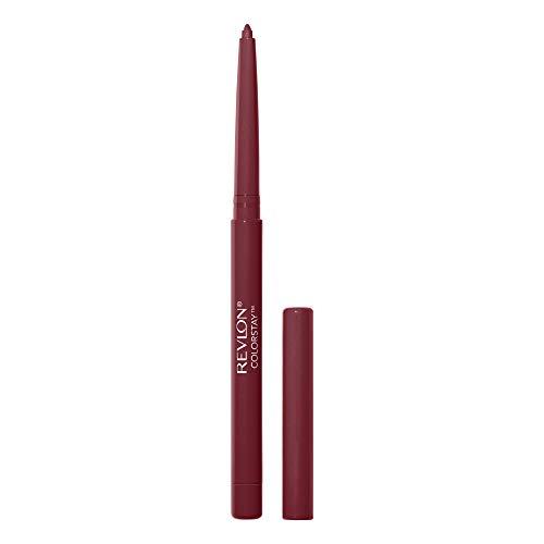 REVLON Lip Liner, Colorstay Lip Makeup with Built-in-Sharpener, Longwear Rich Lip Colors, Smooth Application, 665 Plum, 0.01 oz Cover