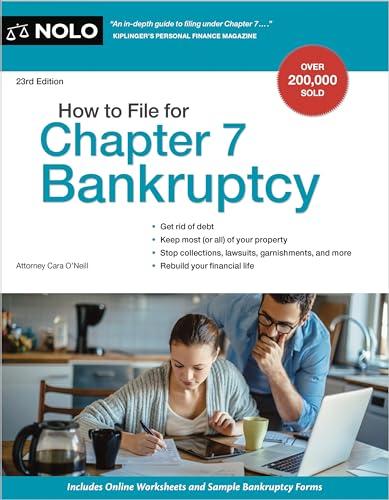 How to File for Chapter 7 Bankruptcy Cover