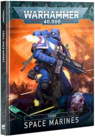 Games Workshop - Warhammer 40,000 - CODEX: Space Marines (10th Edition - 2023), Black Cover