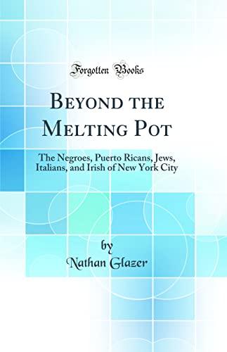 Beyond the Melting Pot: The Negroes, Puerto Ricans, Jews, Italians, and Irish of New York City (Classic Reprint) Cover
