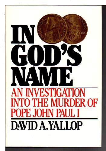 In God's Name: An Investigation into the Murder of Pope John Paul I Cover