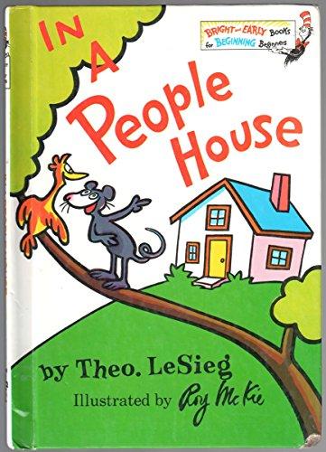 In A People House By Theo. LeSieg (Vintage Hardcover, 1972) A Bright & Early Book For Beginning Beginners Cover