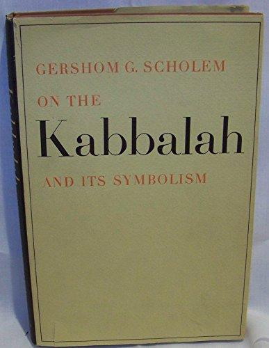 On the Kabbalah and Its Symbolism. 1965. Cover