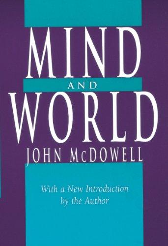 Mind and World: With a New Introduction by the Author Cover