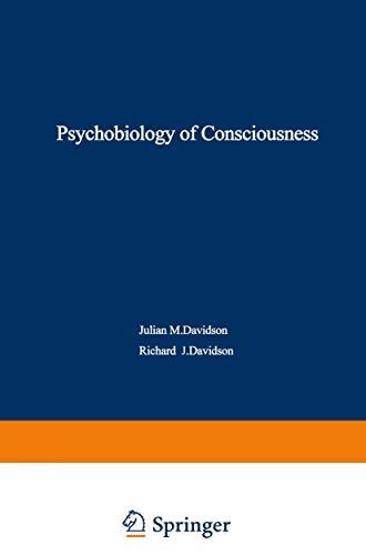 The Psychobiology of Consciousness Cover