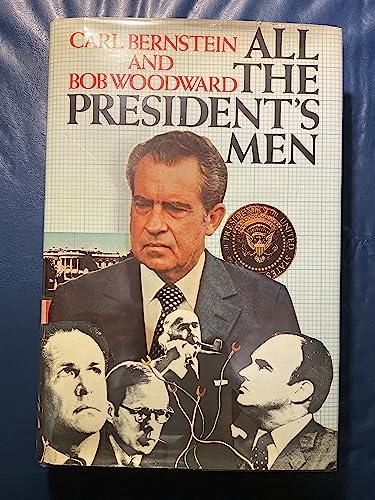 All the President's Men by Carl Bernstein, Bob Woodward (1974) Hardcover Cover