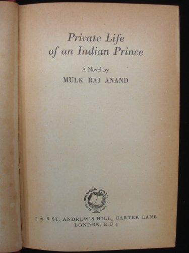 PRIVATE LIFE OF AN INDIAN PRINCE ( Universal Book Club edition) Cover