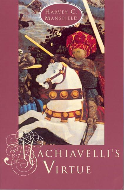 Machiavelli's Virtue Cover