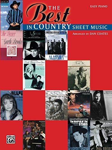 The Best in Country Sheet Music: Easy Piano Sheet Music Cover