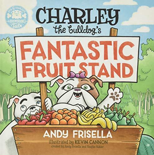 Charley the Bulldog's Fantastic Fruit Stand Cover