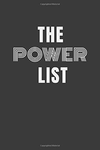 The Power List Daily Planner to Change Your Life, 2021, Paperback Notebook Cover