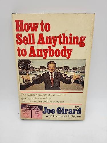 How to Sell Anything to Anybody Cover