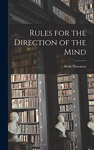 Rules for the Direction of the Mind Cover