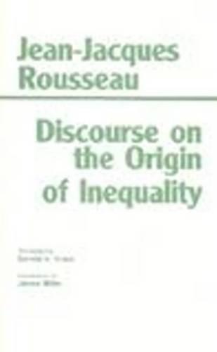 Discourse on the Origin of Inequality (Hackett Classics) Cover