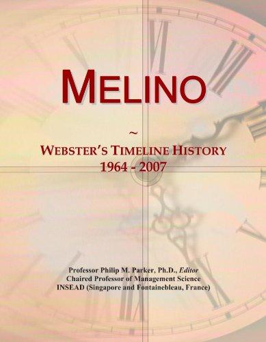 Melino: Webster's Timeline History, 1964 - 2007 Cover