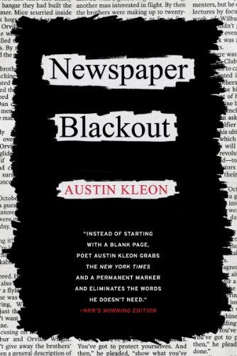 Newspaper Blackout Cover