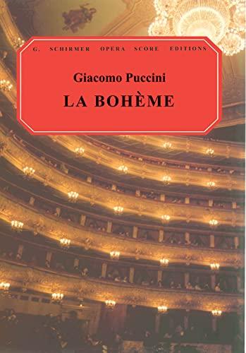 La Boheme: Vocal Score Cover