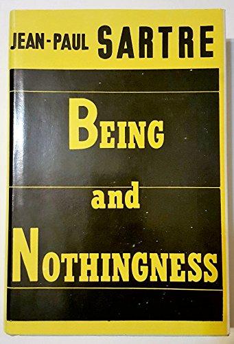 Being and Nothingness: An Essay on Phenomenological Ontology Cover