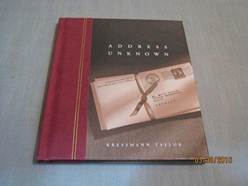 Address Unknown Cover