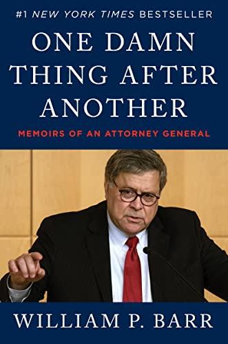 One Damn Thing After Another: Memoirs of an Attorney General Cover