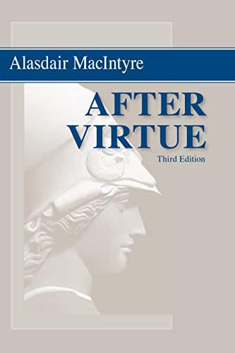 After Virtue: A Study in Moral Theory, Third Edition Cover