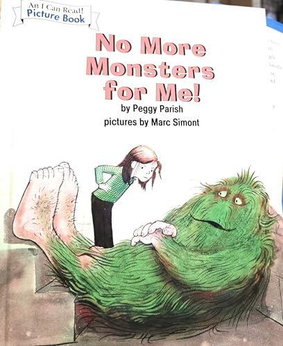 No More Monsters for Me! (I Can Read! Picture Book) Cover