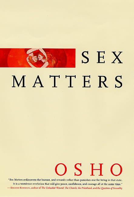 Sex Matters: From Sex to Superconsciousness Cover