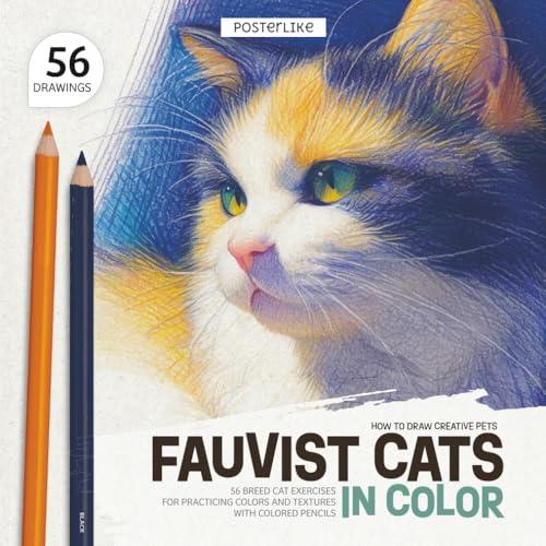 How to Draw Creative Pets. Fauvist Cats in Color: 56 Breed Cat Exercises for Practicing Colors and Textures with Colored Pencils (Draw pets like a pro) Cover