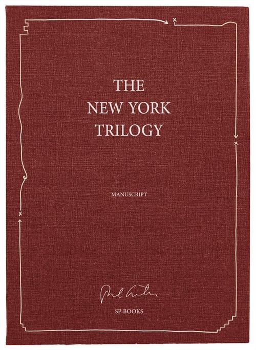 The New York Trilogy / La Trilogie New Yorkaise (MANUSCRIT): (Le manuscrit original des trois opus de Paul Auster) (2018) Cover