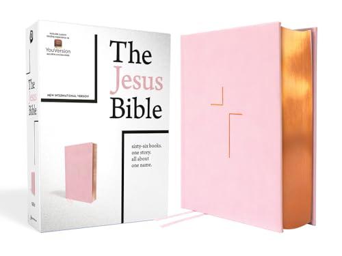 The Jesus Bible, NIV Edition, Leathersoft over Board, Pink, Comfort Print Cover