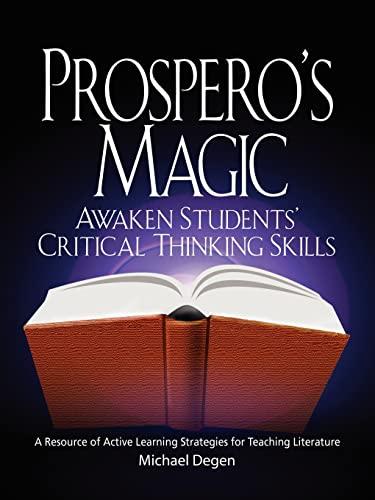 Prospero's Magic: Active Learning Strategies for the Teaching of Literature Cover