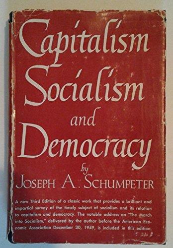 Capitalism, Socialism, and Democracy, Third Edition Cover