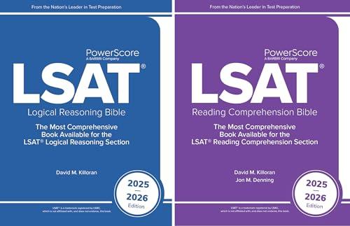 The PowerScore LSAT Bible Duology 2025-2026: Prep Strategies for Each Section of the New LSAT – Logical Reasoning and Reading Comprehension cover