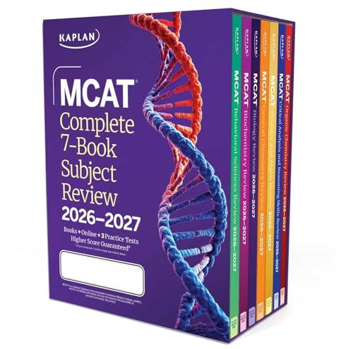 MCAT Complete 7-Book Subject Review 2026-2027, Set Includes Books, Online Prep, 3 Practice Tests (Kaplan Test Prep) cover