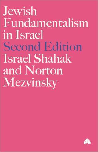 Jewish Fundamentalism in Israel (Pluto Middle Eastern Studies S) Cover