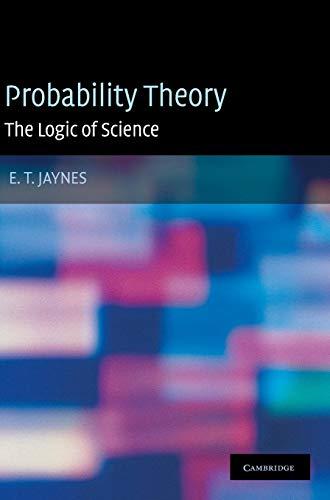 Probability Theory: The Logic of Science Cover