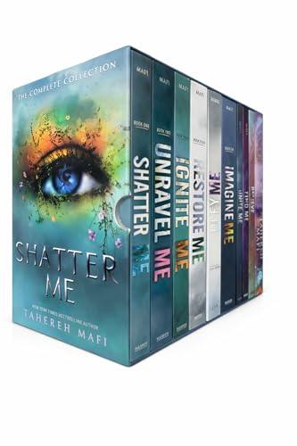 Shatter Me Series Collection 10 Box Set By Tahereh Mafi(Unite Me, Believe Me, Imagine Me, Find Me, Unravel Me, Unravel Me, Defy Me, Restore Me, Ignite Me, Watch Me) Cover