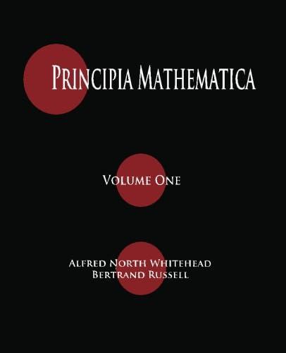 Principia Mathematica - Volume One Cover