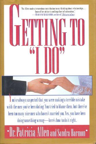 Getting to "I Do" Cover