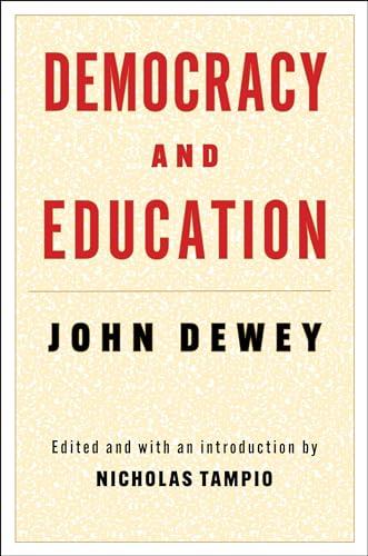 Democracy and Education Cover