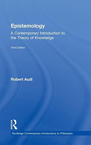 Epistemology (Routledge Contemporary Introductions to Philosophy) Cover