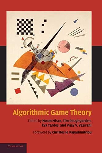 Algorithmic Game Theory Cover