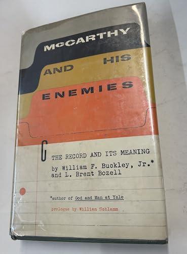 MCCARTHY AND HIS ENEMIES Cover